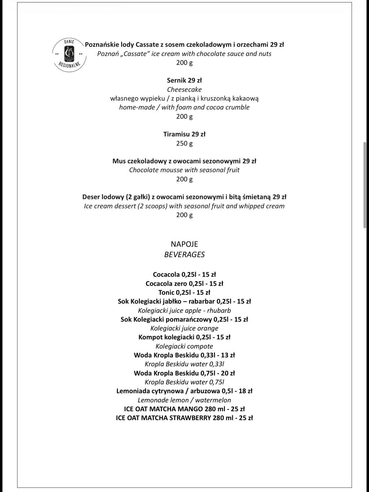 Aktualne menu — strona 6